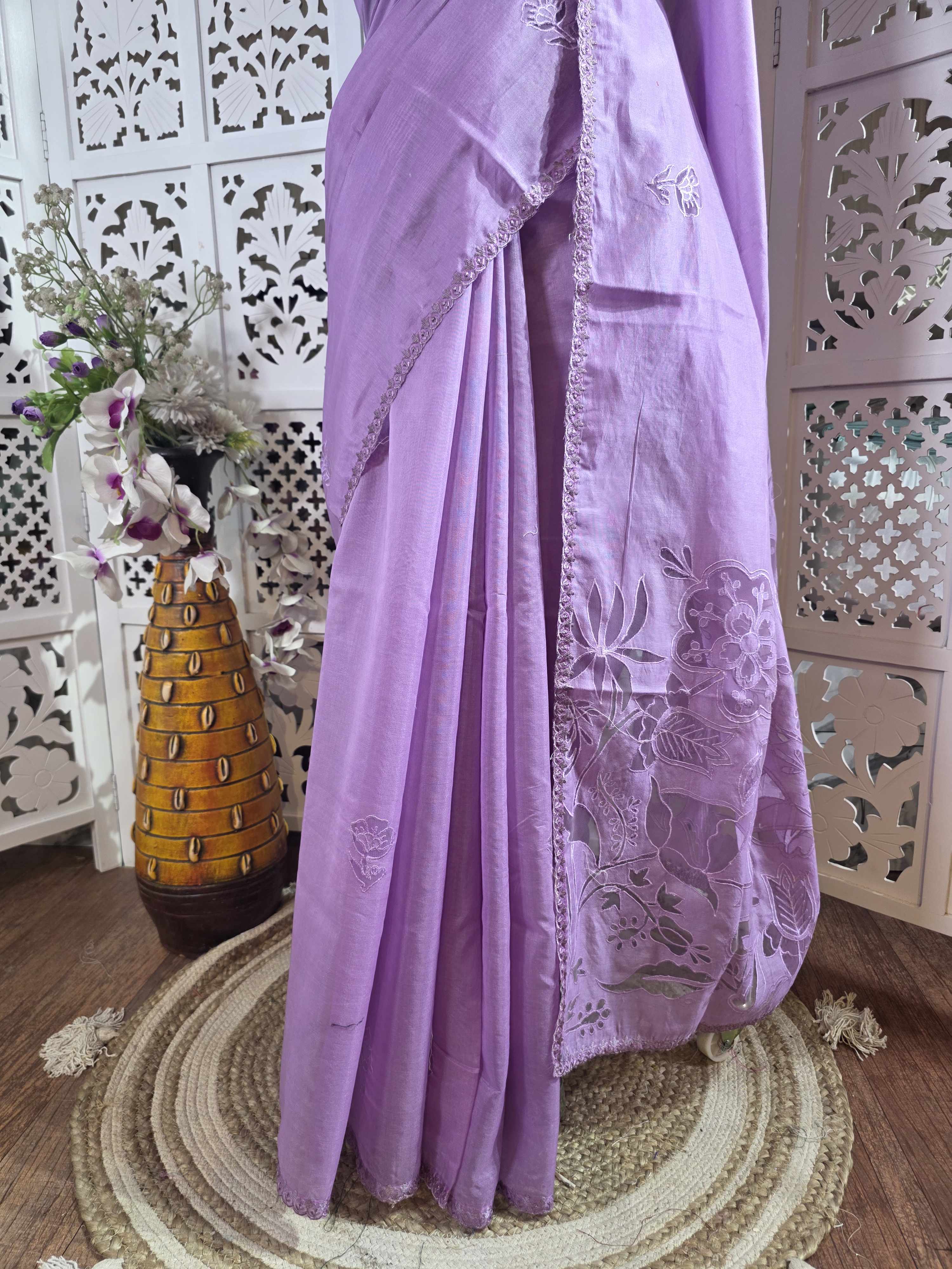 purple saree 009