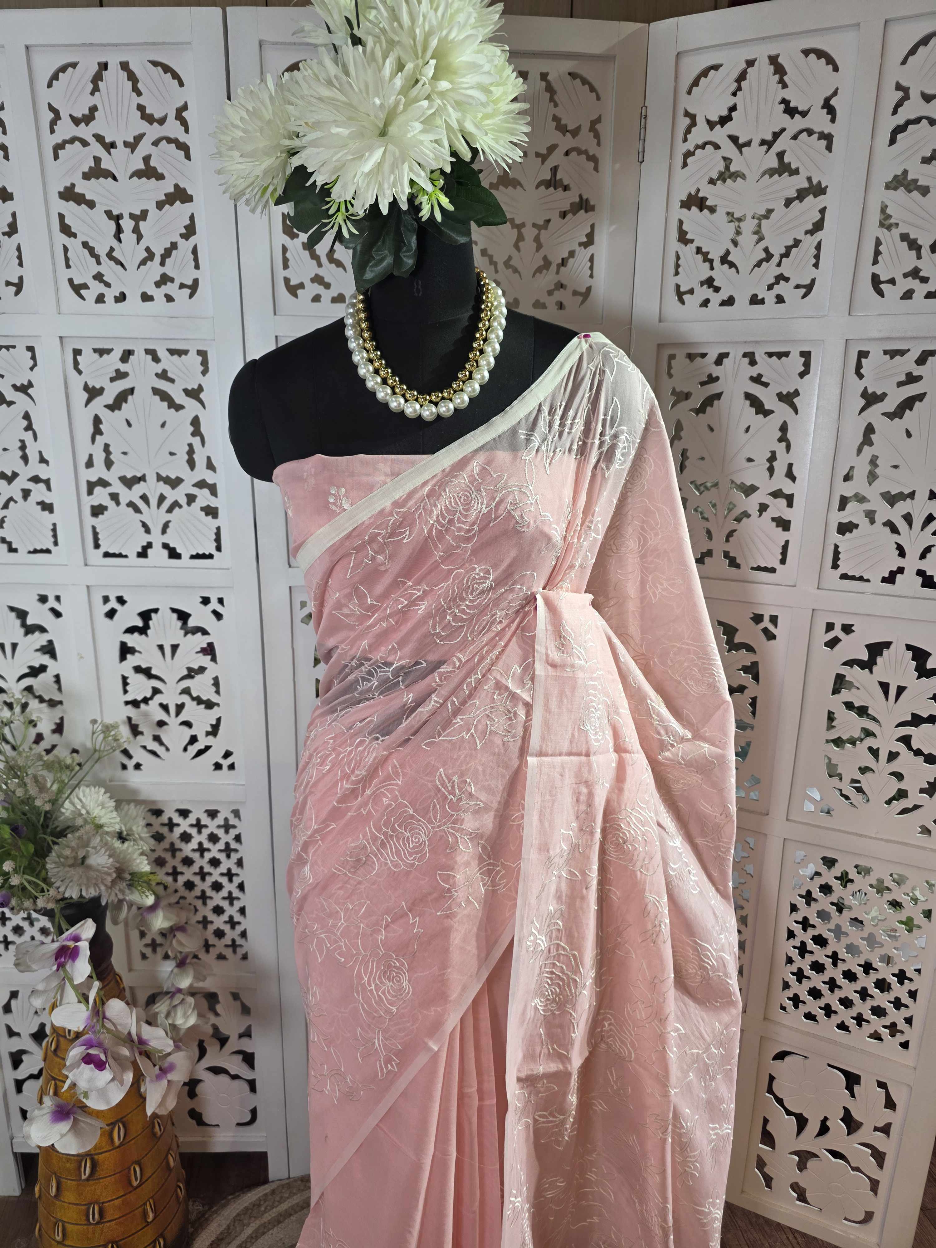 pink saree 010