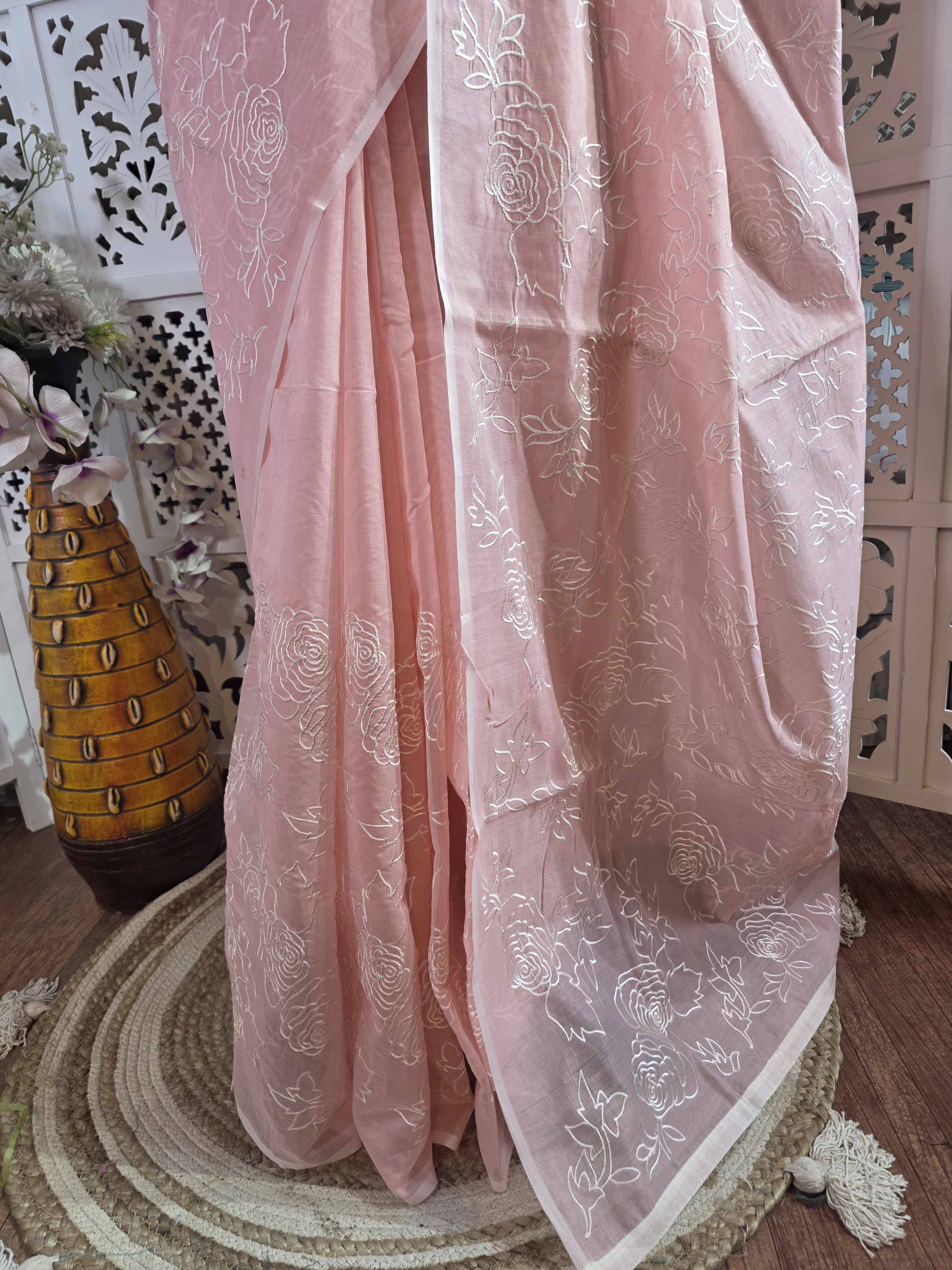pink saree 010