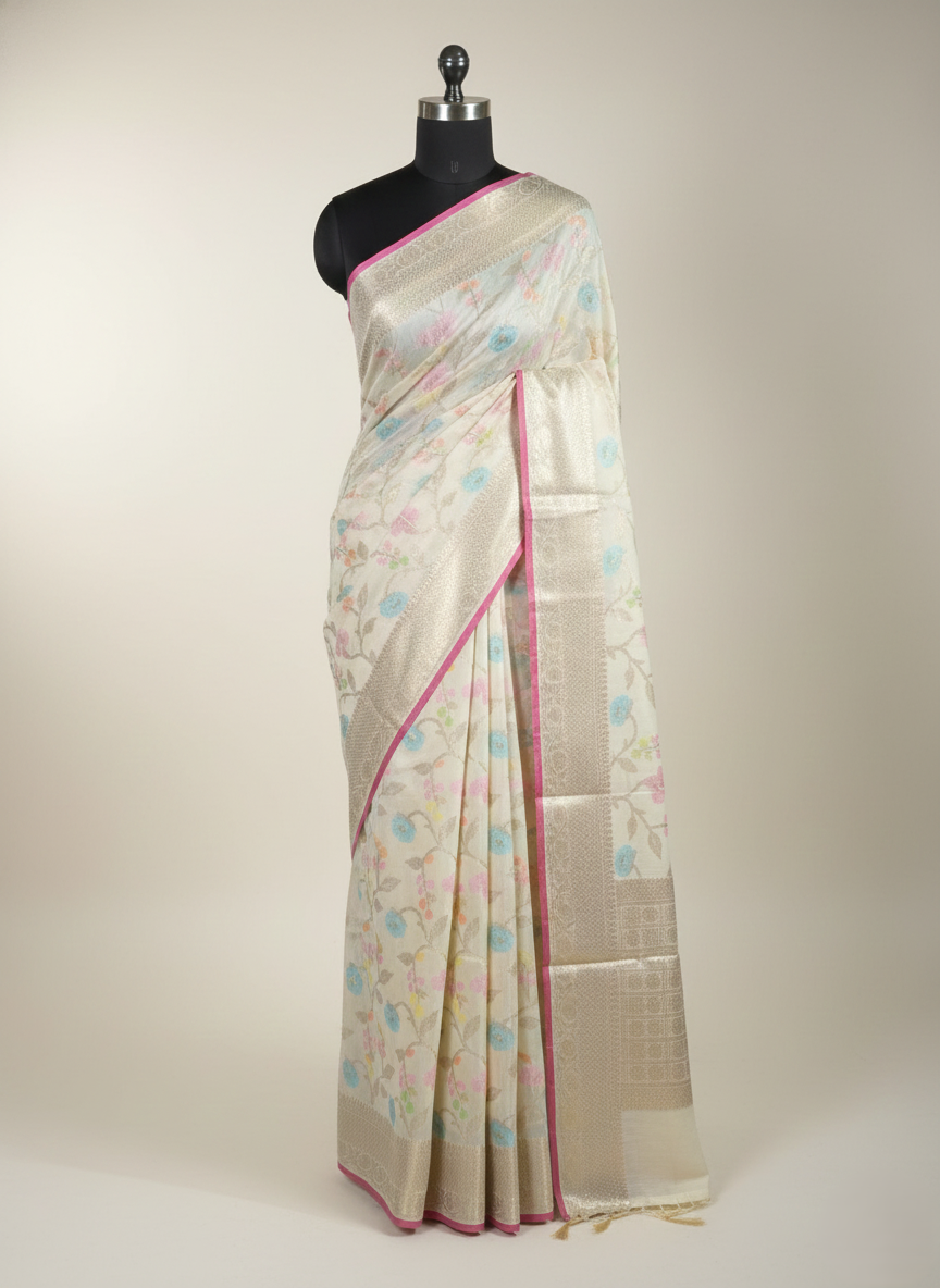 silver saree 006