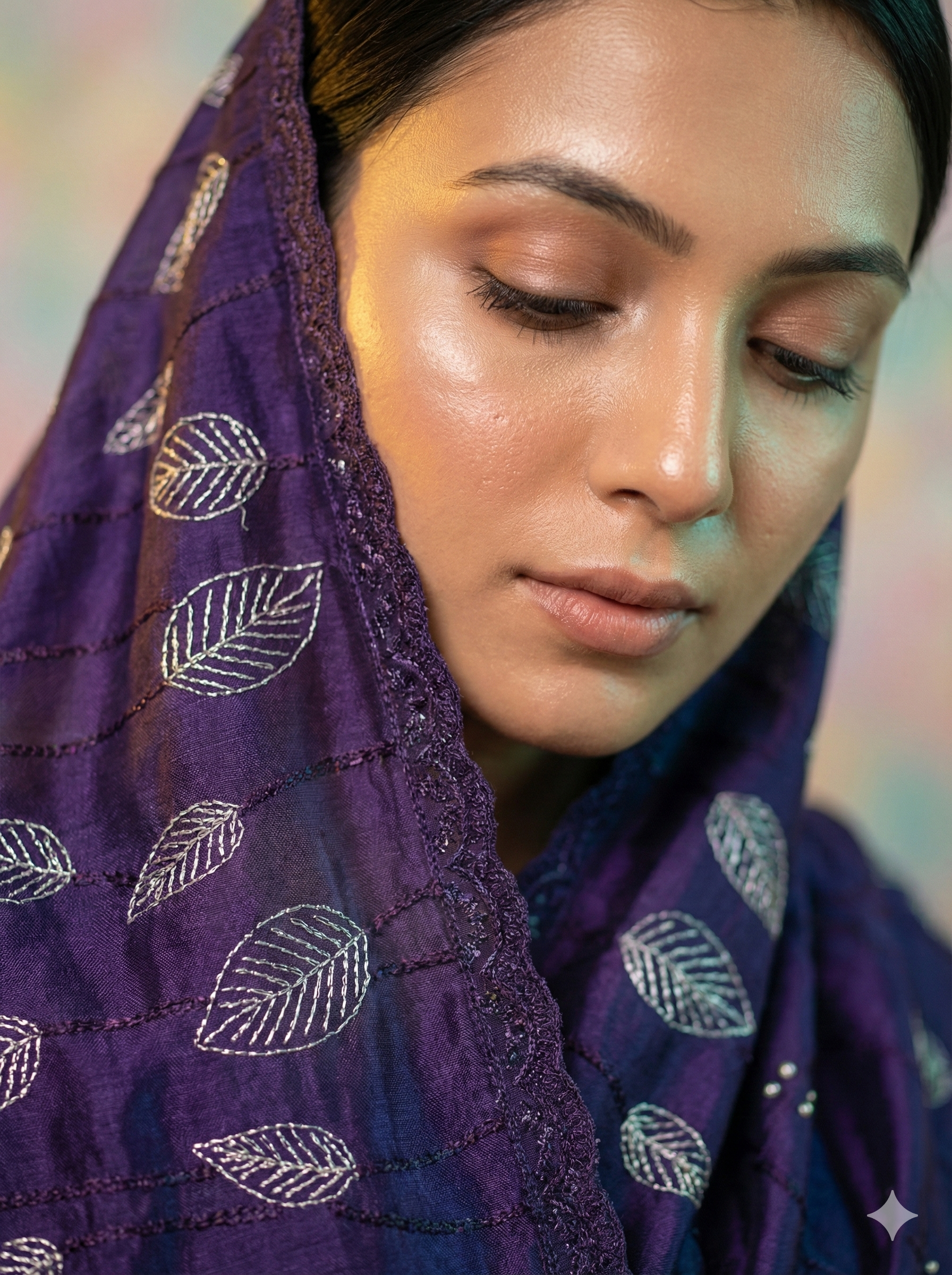 pure handloom kora silk saree with zari thread floral detailing pitta work embroidery along with resham cutwork pypin border saree