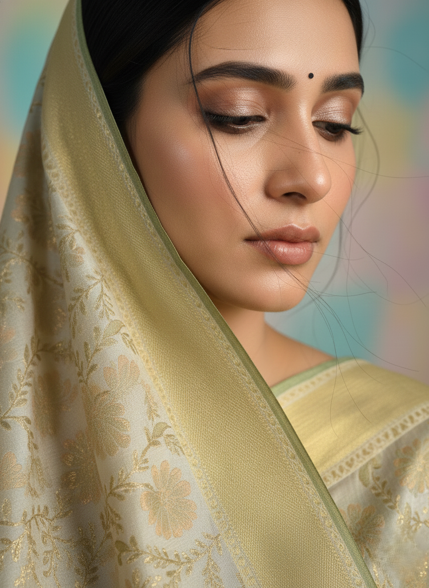 Musrise cotton banarasi saree Art