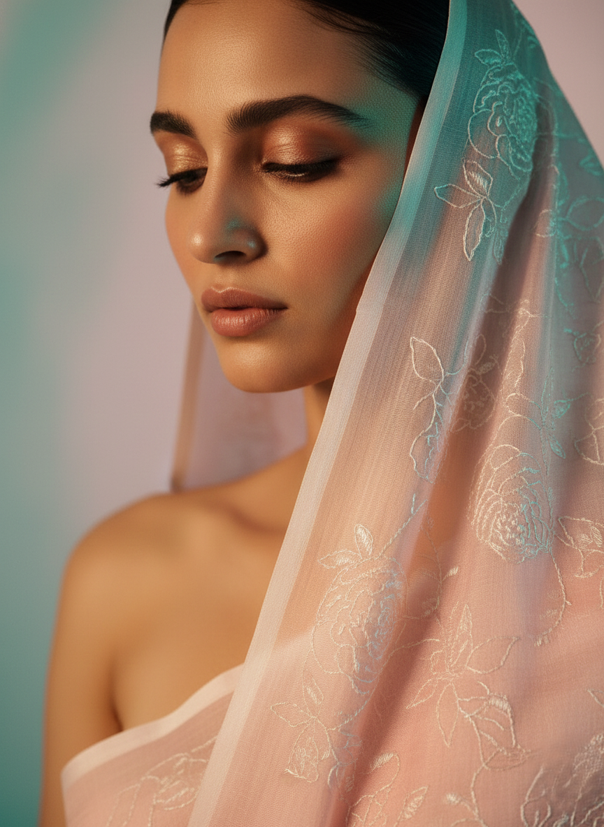 pink saree 010