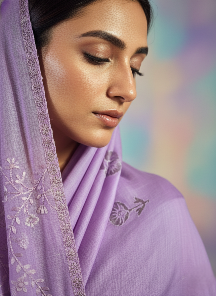 purple saree 009