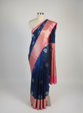 pure puna silk satin banarasi saree